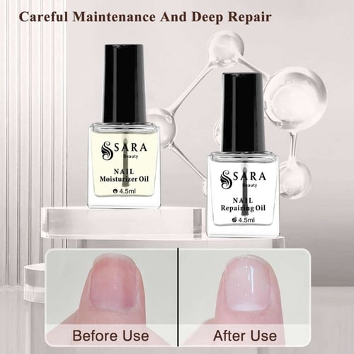 زيت تقويه الاظافر بالبيوتين من ساره بيوتي