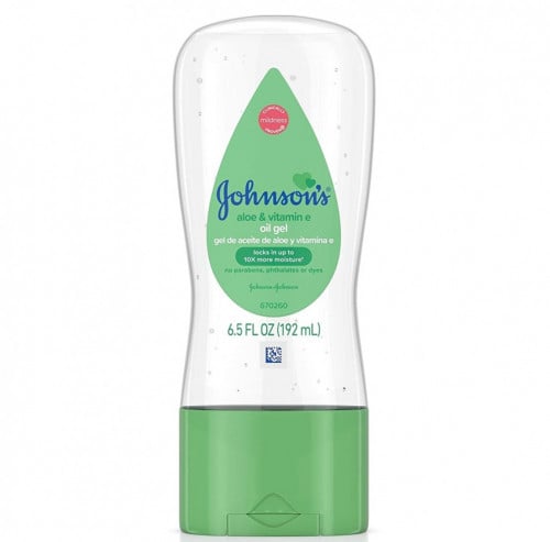 جل زيتي بالصبار وفيتامين E للجسم للاطفال من جونسون...