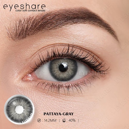 عدسات لاصقة لون badiya-gray مدة سنة من EeyShare