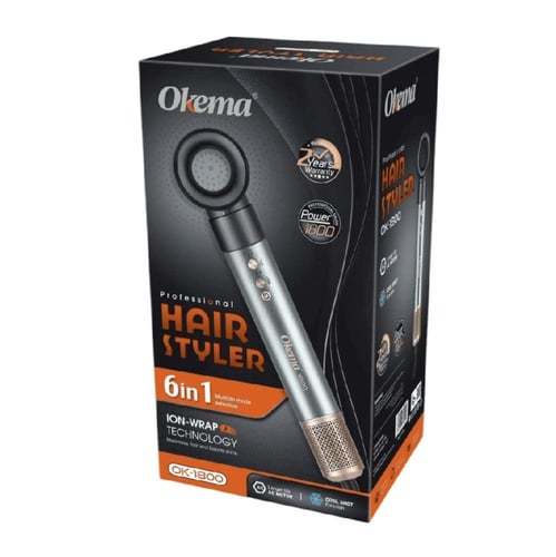 استشوار الشعر الاحترافي 6in1 من اوكيما ok-1800