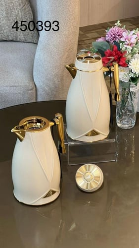 طقم ترامس ضيافة ملكي للقهوة والشاي - أناقة تبيّض ا...