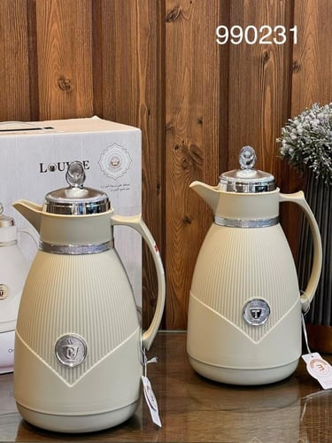 طقم ترامس اسود وذهبي لوفر الملكي