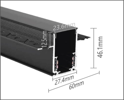 مجرى مجنتك قبل الجبس 1 متر