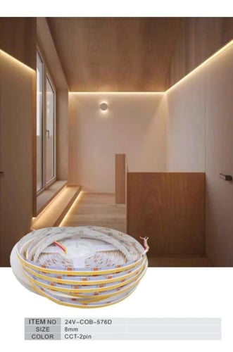 ستريب لايت سمارت 24 فولت و 10 متر رول CRI90 12w