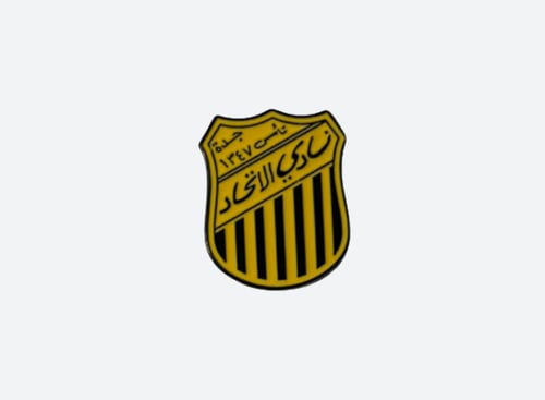 ستيكر معدني شعار نادي الاتحاد القديم