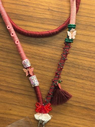 Handmade Beaded Card Holder