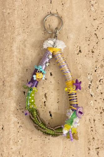 Handmade Beaded Key/Bag Charm