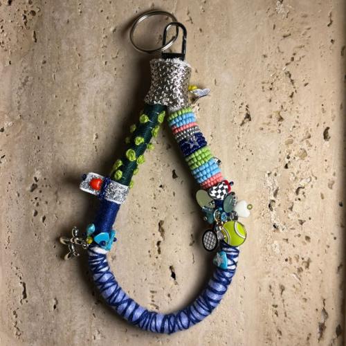 Handmade Beaded Key/Bag Chain