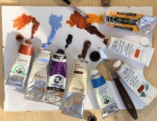 add Oil painting tools shared between two particip...