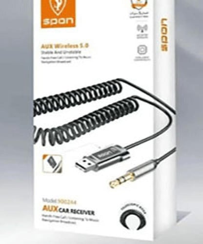 جهاز استقبال بلوتوث للسيارة بمدخل AUX