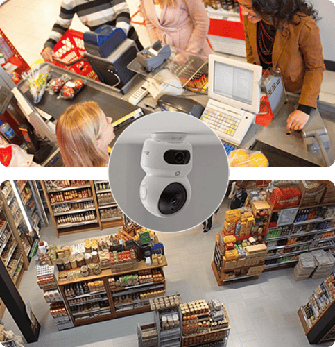 كاميرا إيز فيز H7c Dual المنزلية الذكية بعدستين