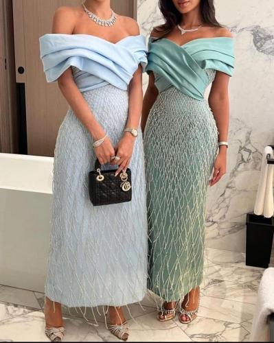 فستان الفخامه ثلاث الوان