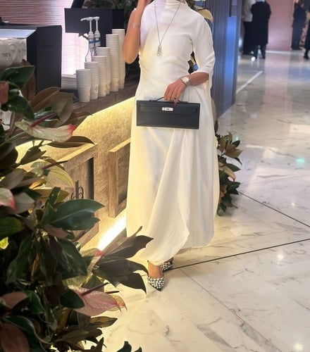 فستان ابيض LM7