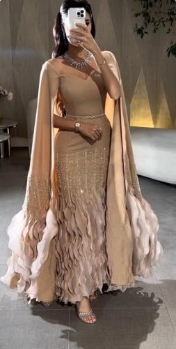 فستان تطريز يدوي