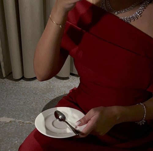 فستان احمر LM28