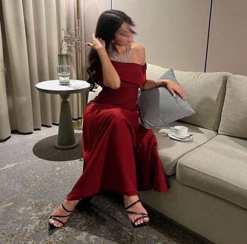 فستان احمر LM28