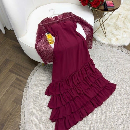 فستان ناعم ميدي