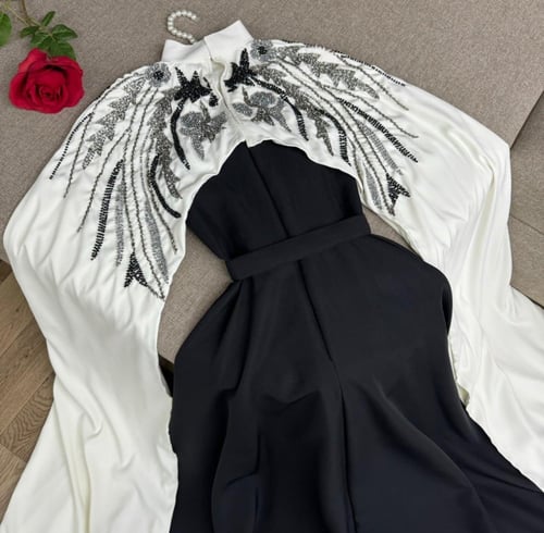 فستان تطريز يدوي