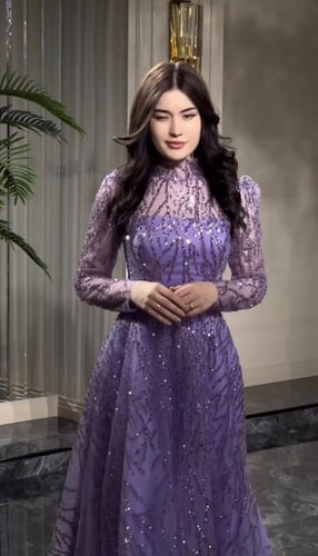 فستان موف جديد 0