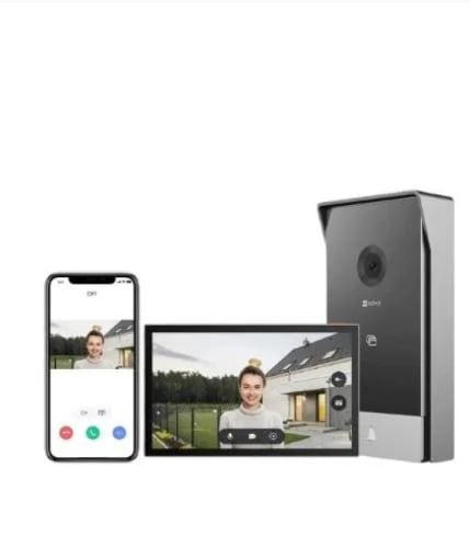 انتركوم EZVIZ شامل التركيب مع شاشه اضافيه