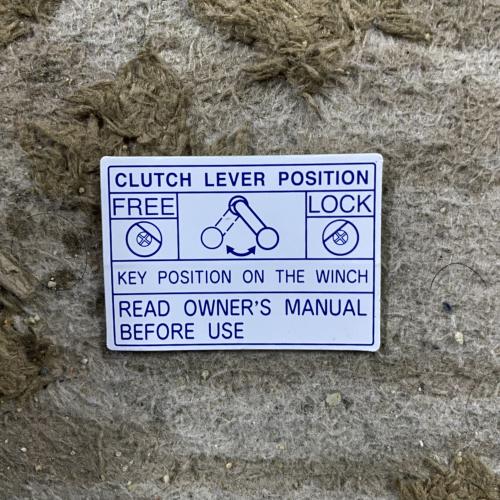 Square sticker, crane instructions, commercial for...
