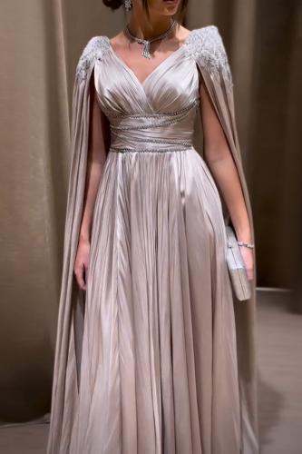 فستان سهره فاخر من الكريستال