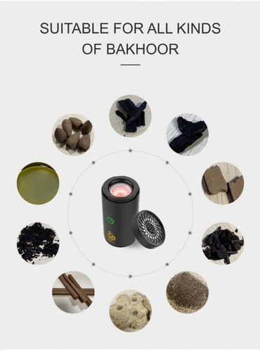 مبخرة كهربائية قابلة للشحن بتصميم صغير للسيارة، ول...