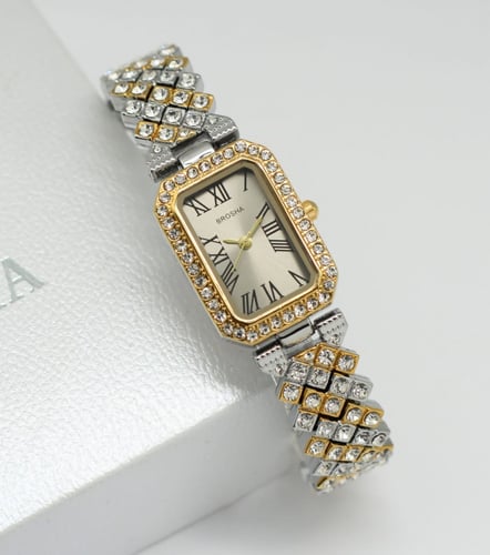 ساعة بروش زركون متنوع