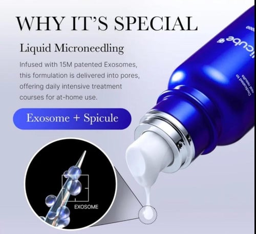 ميديكيوب – امبولة اكسوزوم 7500 لتعزيز اصلاح البشرة...