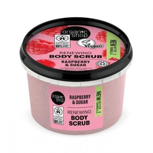 اورجانيك شوب - مقشر السكر للجسم برائحة التوت 250 م...