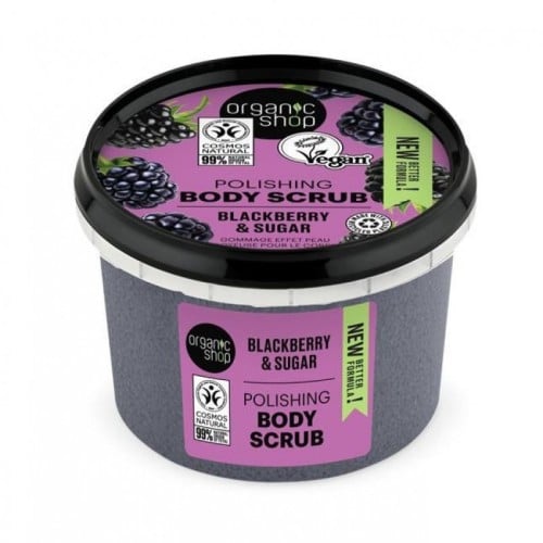 اورجانيك شوب - مقشر للجسم بالتوت الأسود والسكر