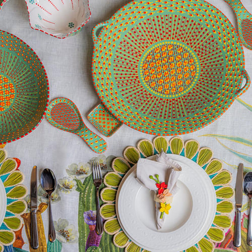 Bowl Open with Handles