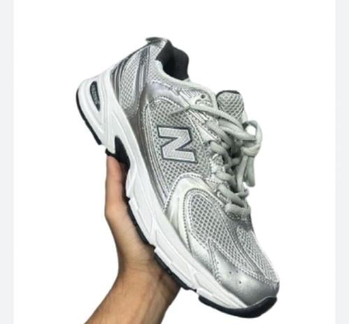 New Balance 530 Unisex Mesh Shoes - Grey Silver