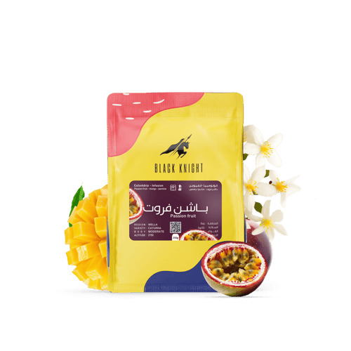 الفارس الاسود - باشن فروت كولومبيا /انفيوجن 250g