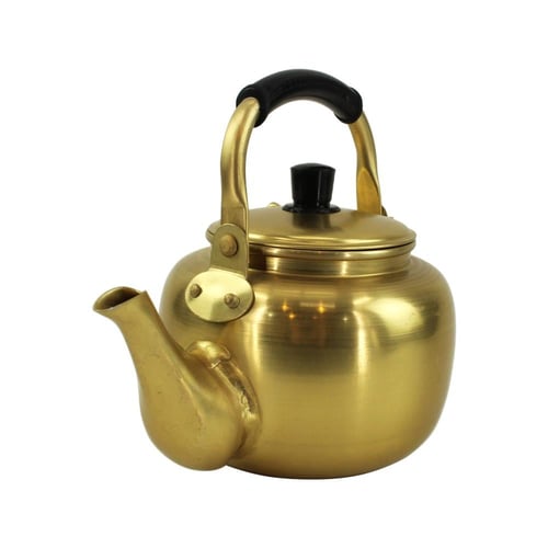 ابريق شاي نحاس اصفر كوري