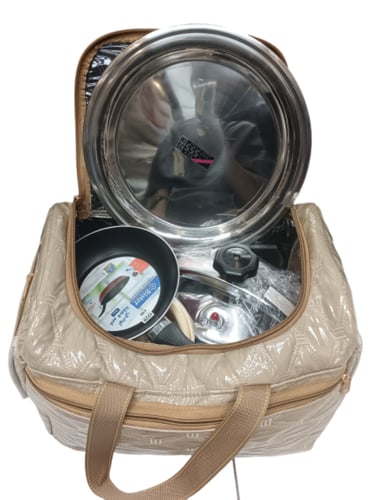 عزبة طبخ متكاملة مثالية للبر والكشتات