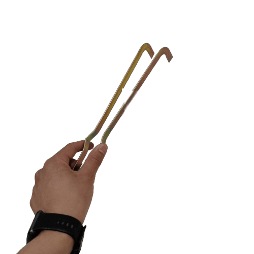 ملقط فحم حديد اصفر