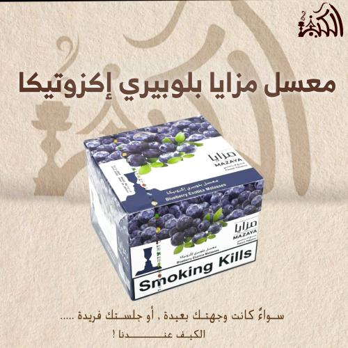 معسل مزايا بلوبيري إكزوتيكا