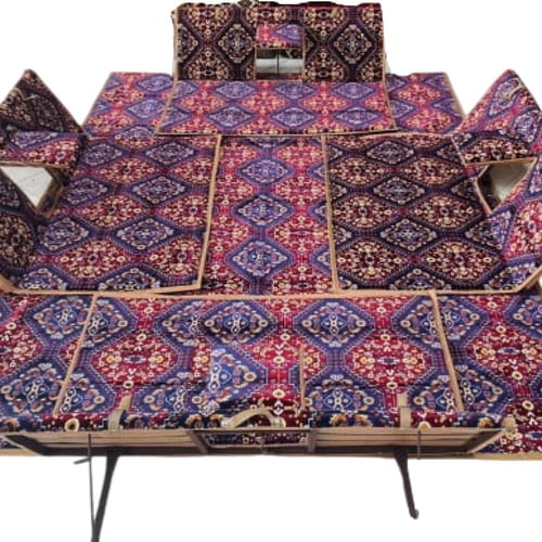 طقم جلسة بر ارضية نقش افغاني