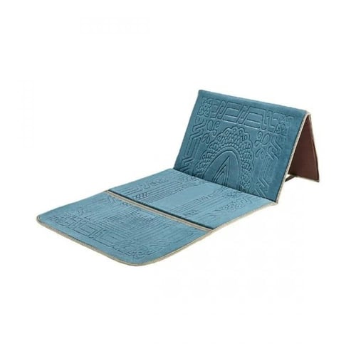 سجادة صلاة كرسي مبطنة قابلة للطي بمسند ظهر