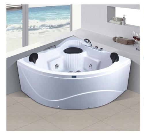 جاكوزي زاوية بماطورين اضاءه LED - مقاس 123×123×65...