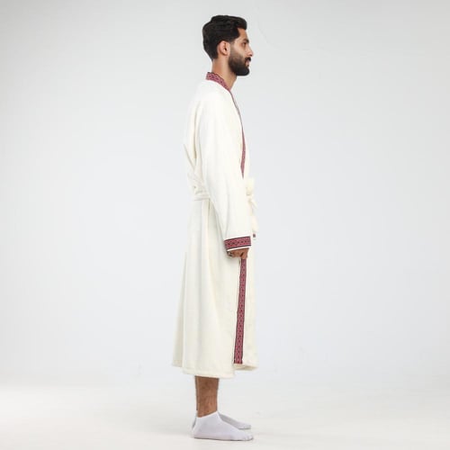 روب سعودي بدون هودي -ابيض اوف وايت