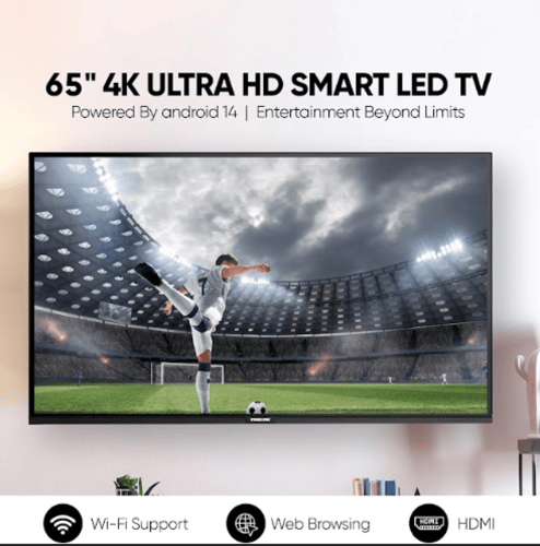 شاشة نيكاي سمارت 65 بوصة 4K التر اتش دي موديل UHD6...