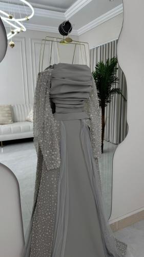 فستان باربي وتل وخرز