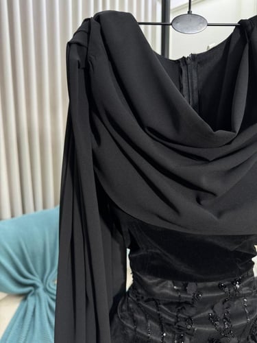 فستان سهره شيفون جوخ