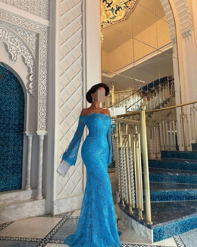 فستان سهره تركواز