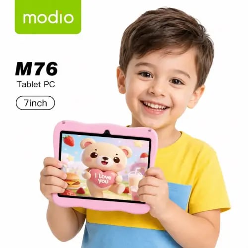 تابلت أطفال Modio M76 - شاشة 7 إنش بحواف حماية مطا...