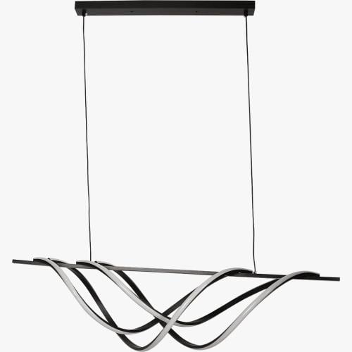 علاقي مودرن اسود لون الانارة 3 اضاءات 75 واط