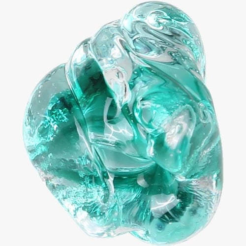 نجف حجر معلق درج ازرق شفاف شكل دائري