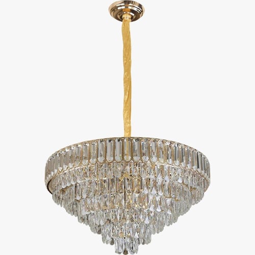 نجف مودرن ذهبي E14*15L قطر 80 سم